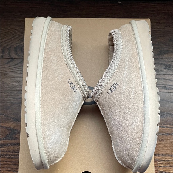 UGG Tan Suede Slip-On Shoes - Picture 10 of 10